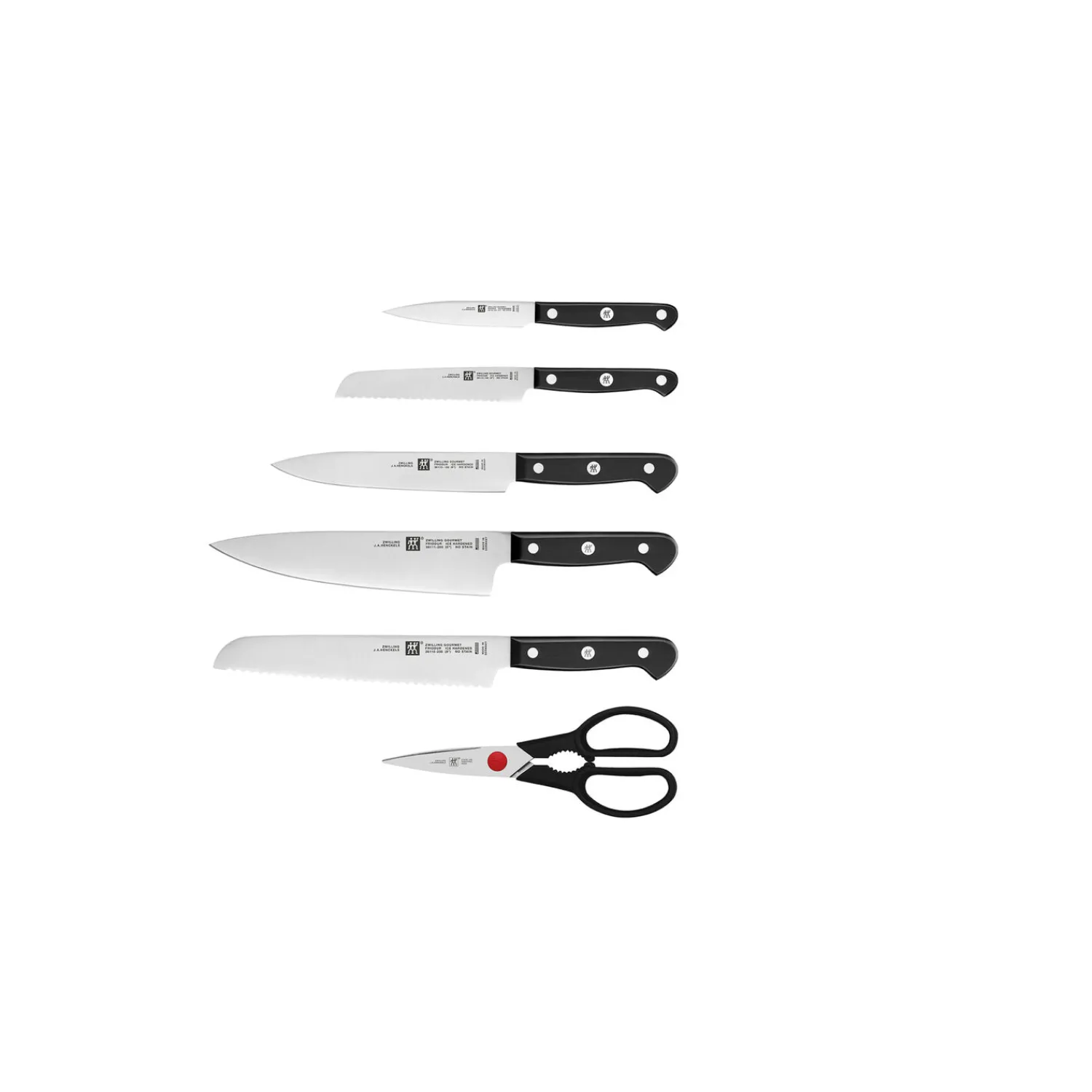 ZWILLING 7-tlg, Selbstschärfender Messerblock,
