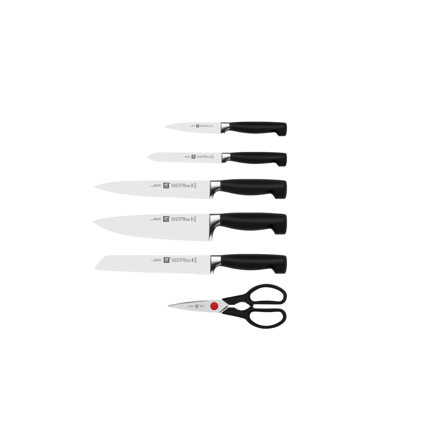 ZWILLING 7-tlg, Selbstschärfender Messerblock,