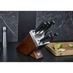 ZWILLING 7-tlg, Selbstschärfender Messerblock,