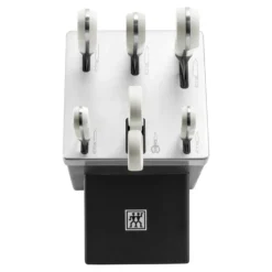 ZWILLING 7-tlg, Selbstschärfender Messerblock, Schwarz