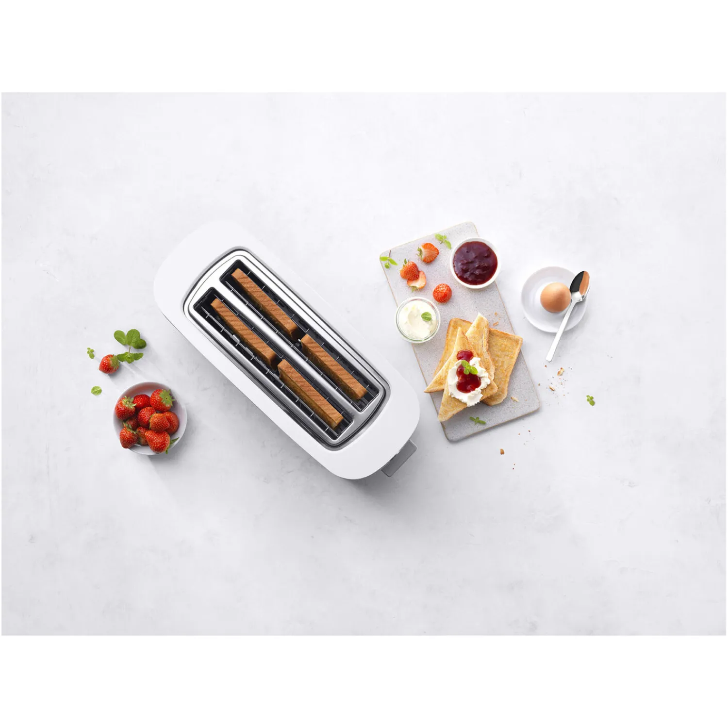 ZWILLING Toaster mit Brötchenaufsatz, 2 Schlitze lang,