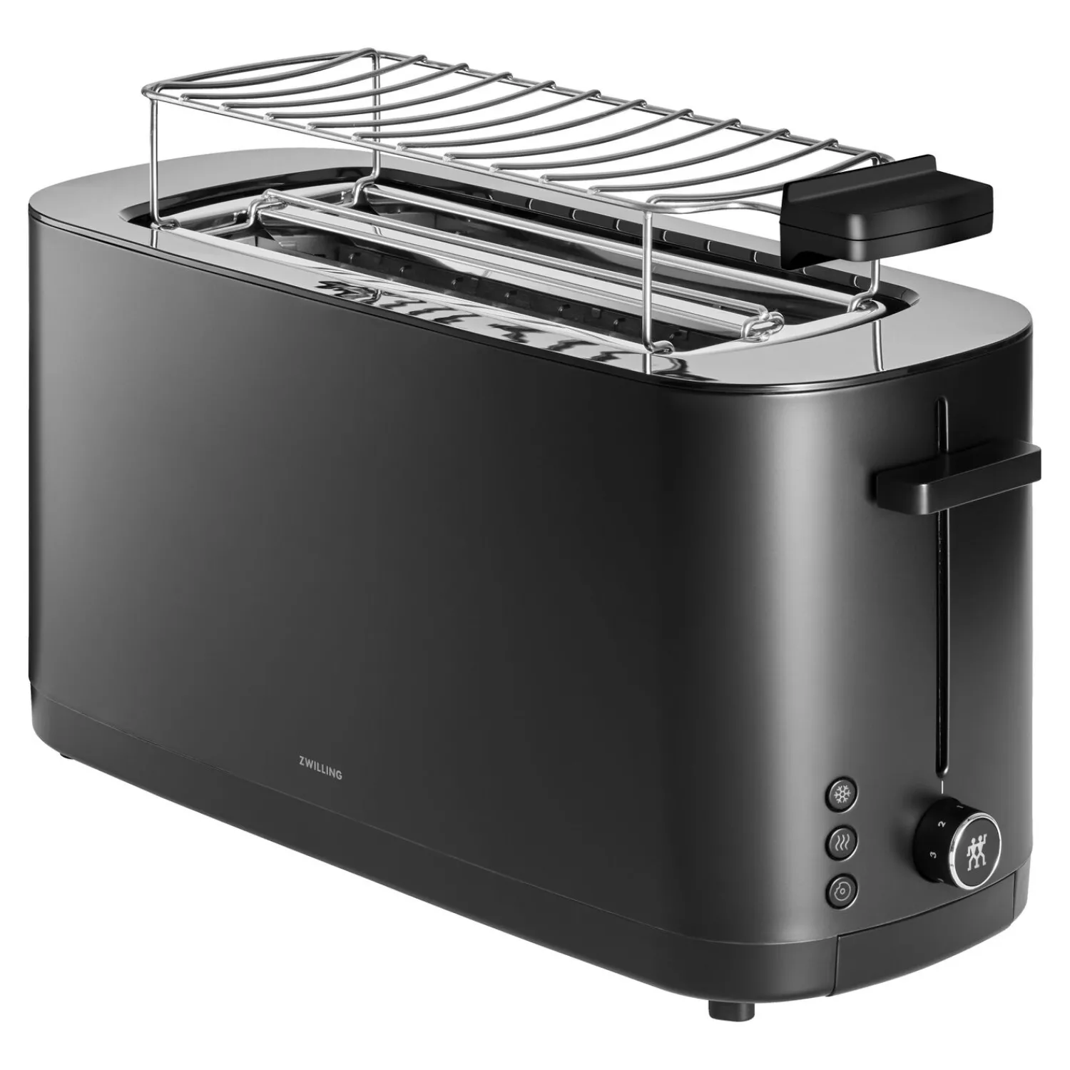 ZWILLING Toaster mit Brötchenaufsatz, 2 Schlitze lang,