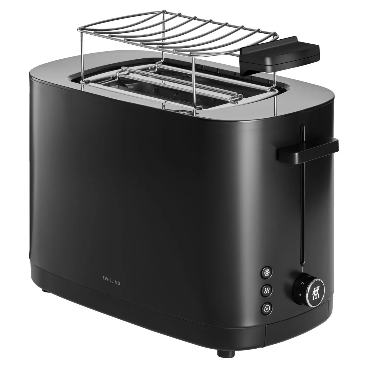 ZWILLING Toaster mit Brötchenaufsatz, 2 Schlitze kurz,