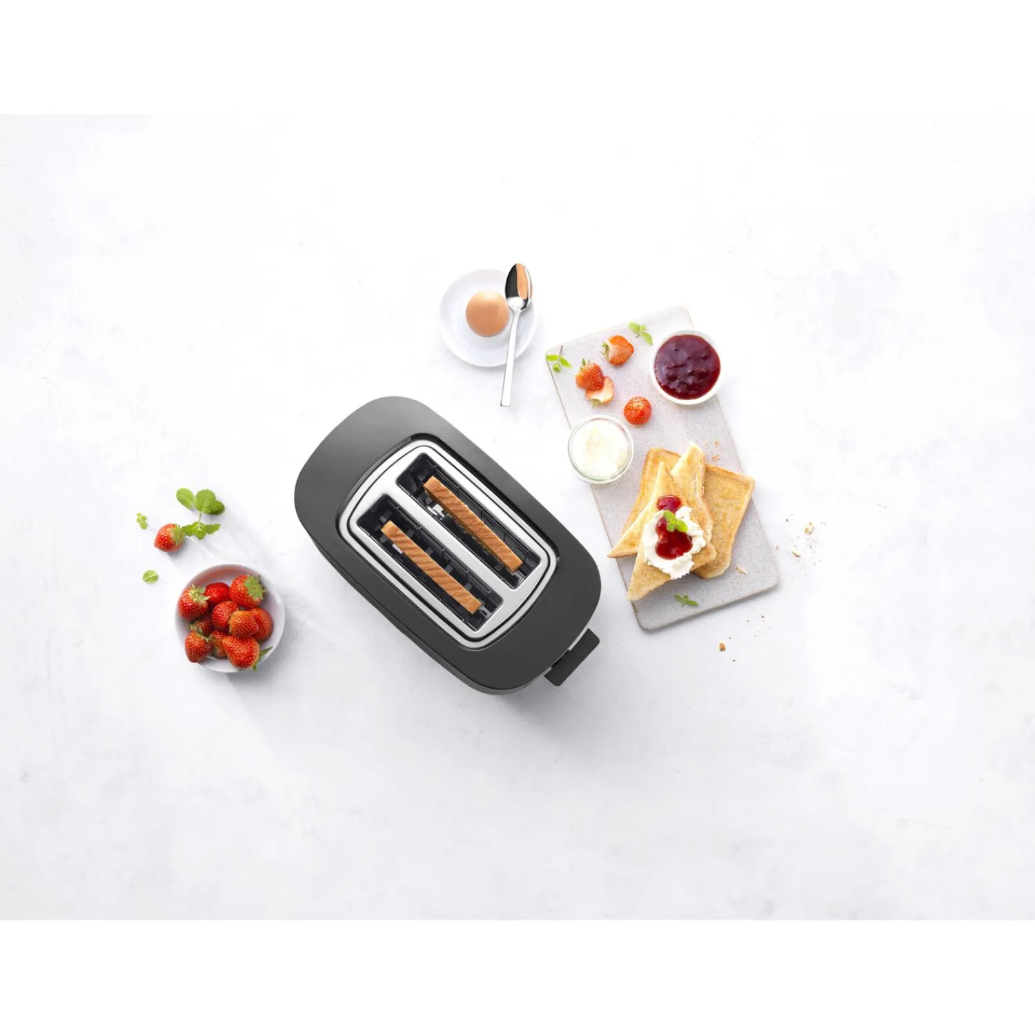 ZWILLING Toaster mit Brötchenaufsatz, 2 Schlitze kurz,