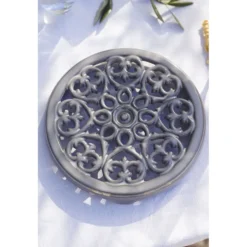 Staub Untersetzer 23 cm, rund, Gusseisen
