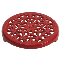 Staub Untersetzer 23 cm, rund, Gusseisen