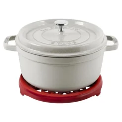 Staub Untersetzer 23 cm, rund, Gusseisen
