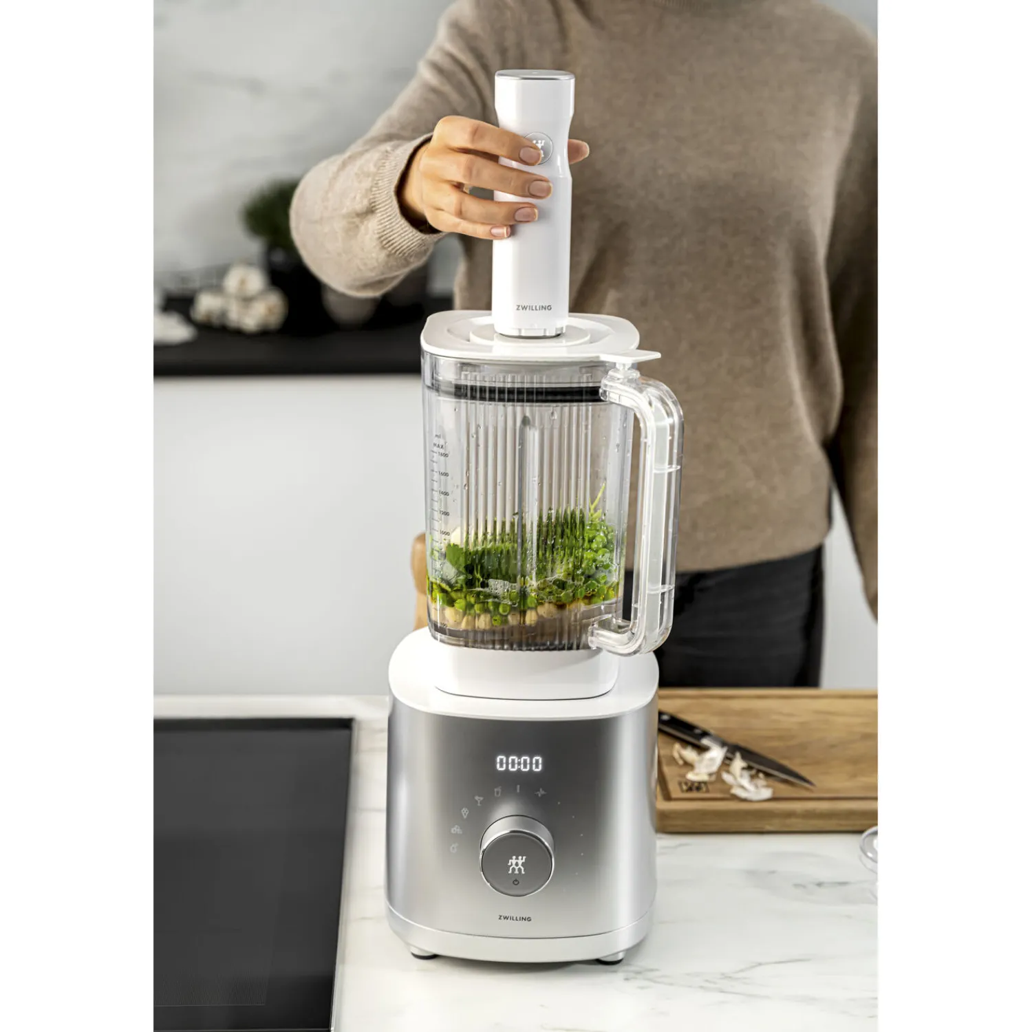 ZWILLING Vakuumadapter für Standmixer Universal/Hochleistungsstandmixer, Weiß