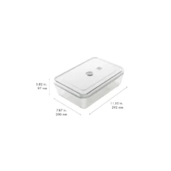 ZWILLING Vakuum Auflaufform, Glas, Grau