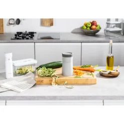 ZWILLING Vakuumbox & Küchenhelfer Set, 5-tlg. / S/M/L, Grau, Kunststoff