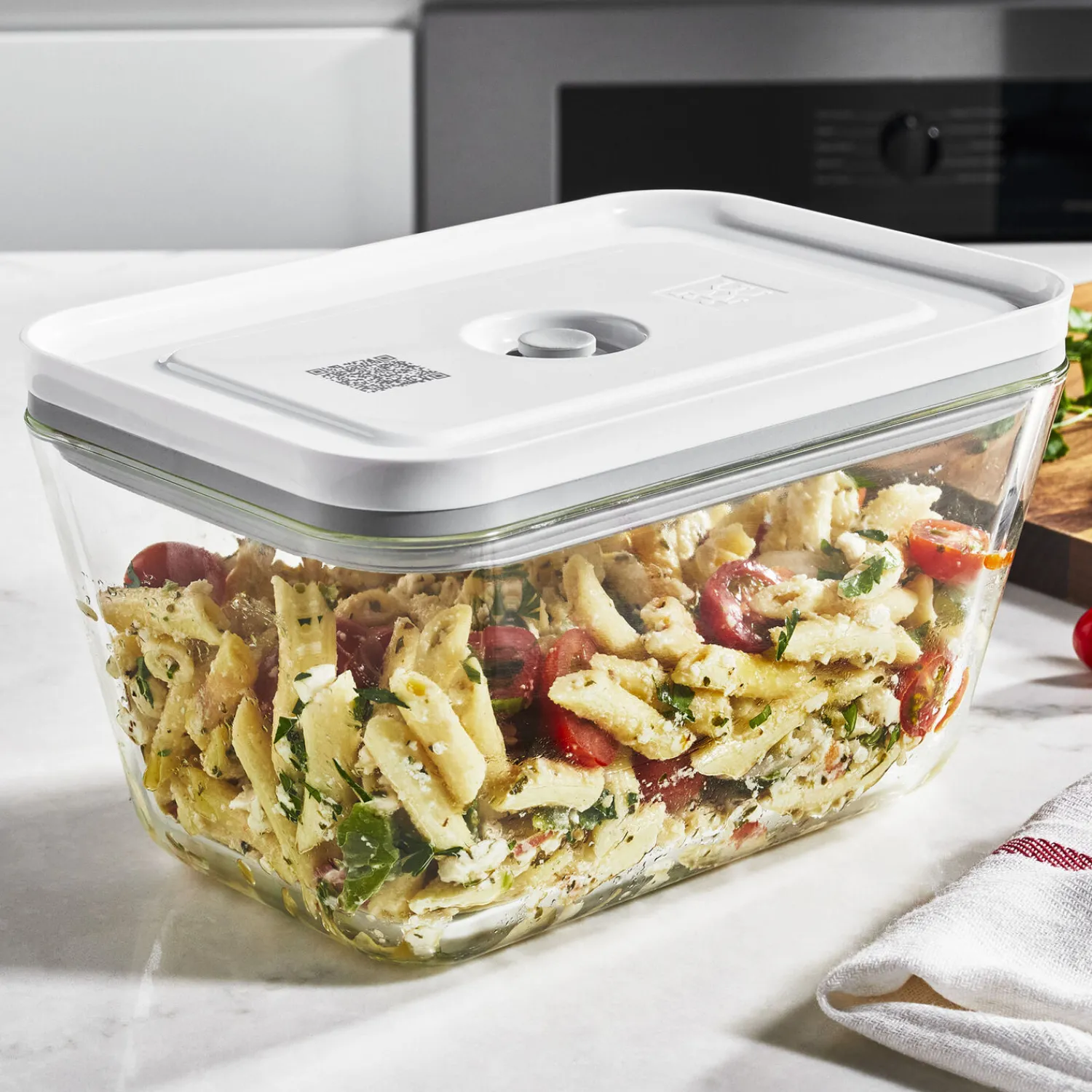 ZWILLING Vakuumbox L, Glas, Grau