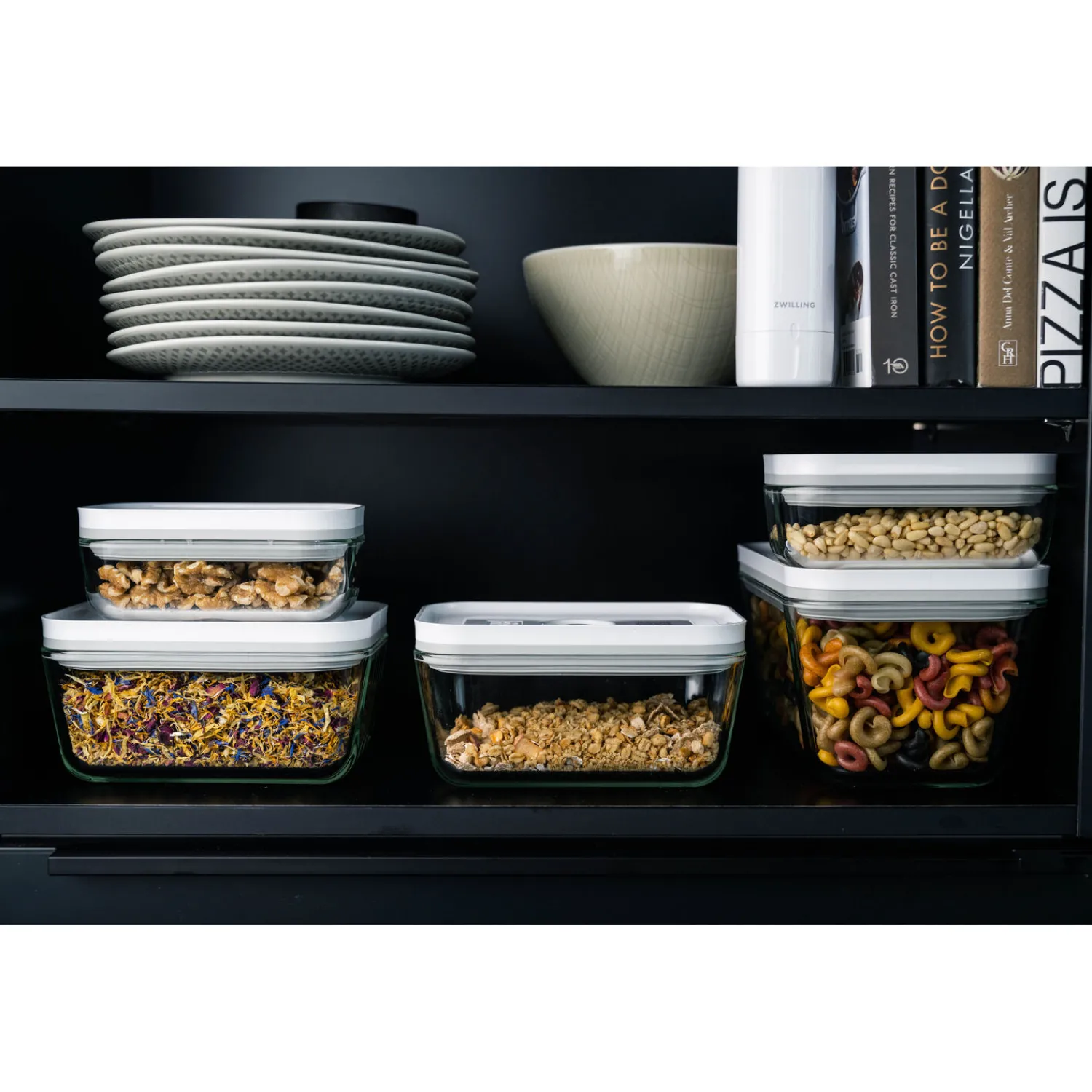 ZWILLING Vakuumbox L, Glas, Grau