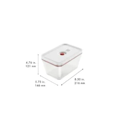 ZWILLING Vakuumbox L, Glas, Rot