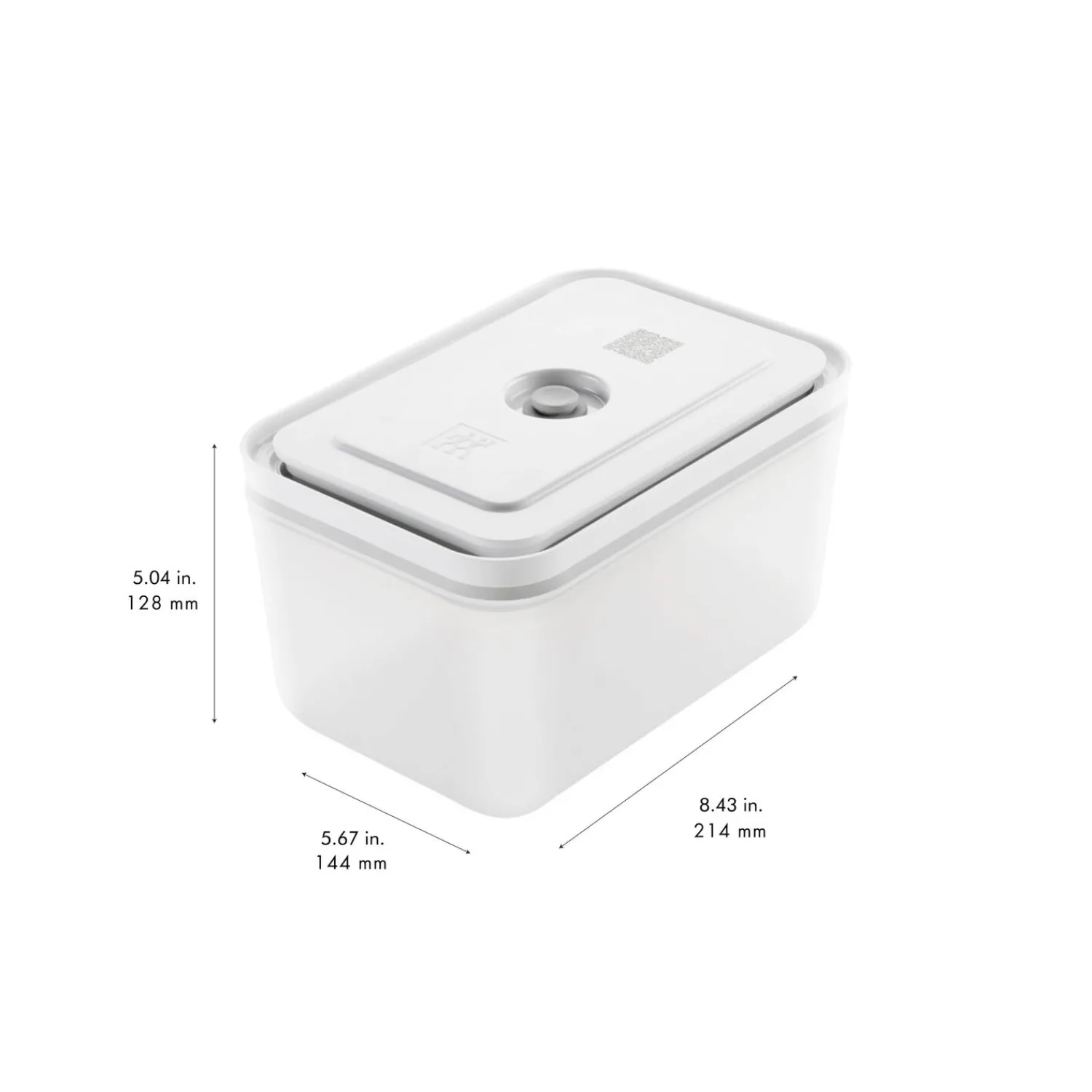 ZWILLING Vakuumbox L, Kunststoff, Semitransparent-Grau