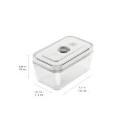 ZWILLING Vakuumbox M, Glas, Grau