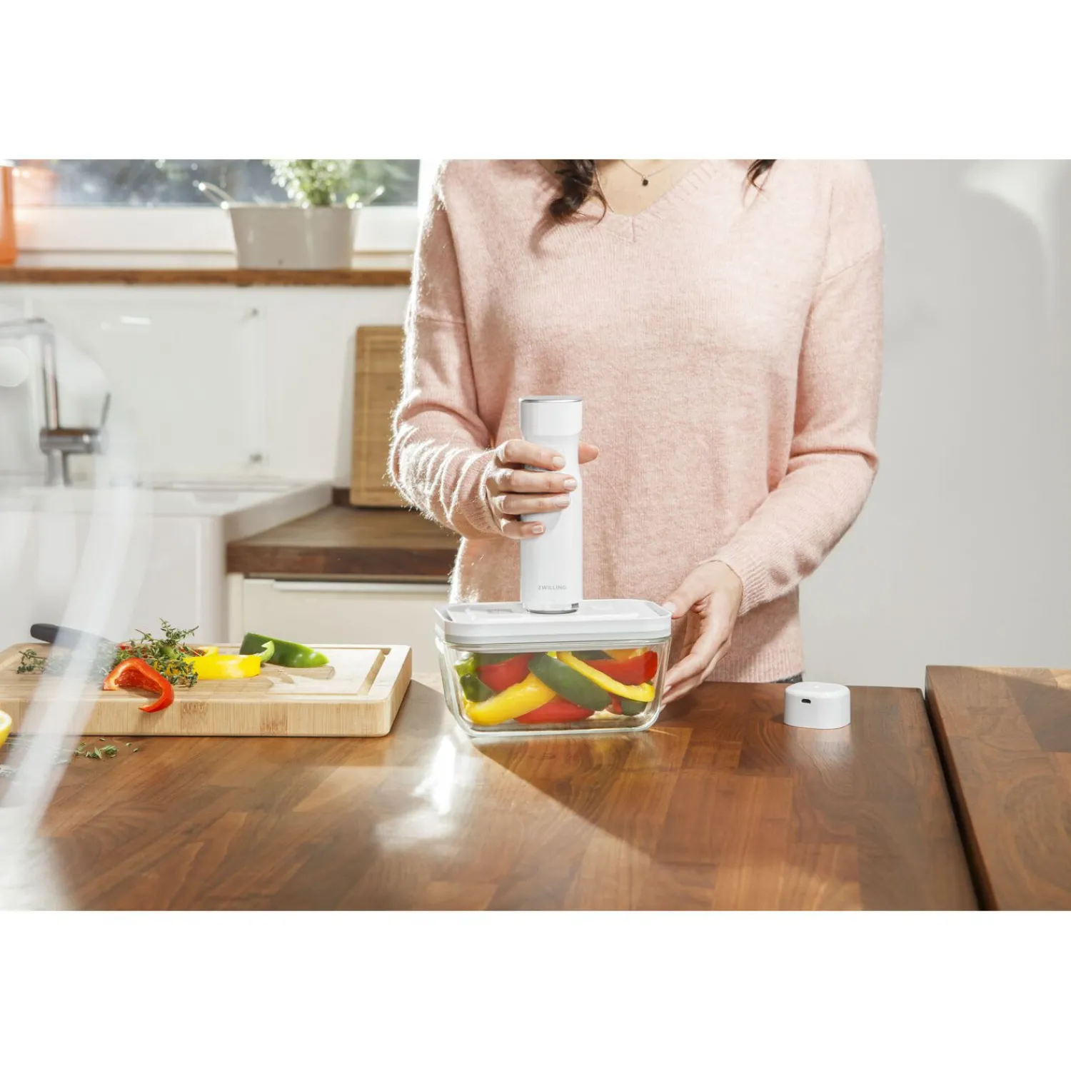 ZWILLING Vakuumbox M, Glas, Grau