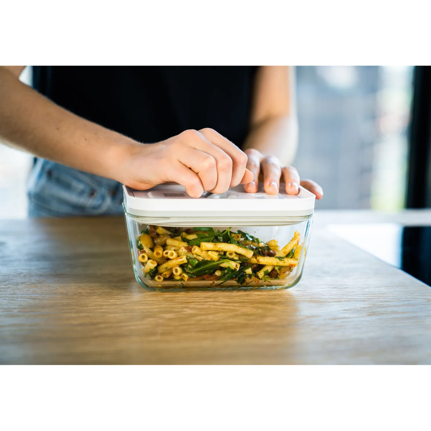 ZWILLING Vakuumbox M, Glas, Grau