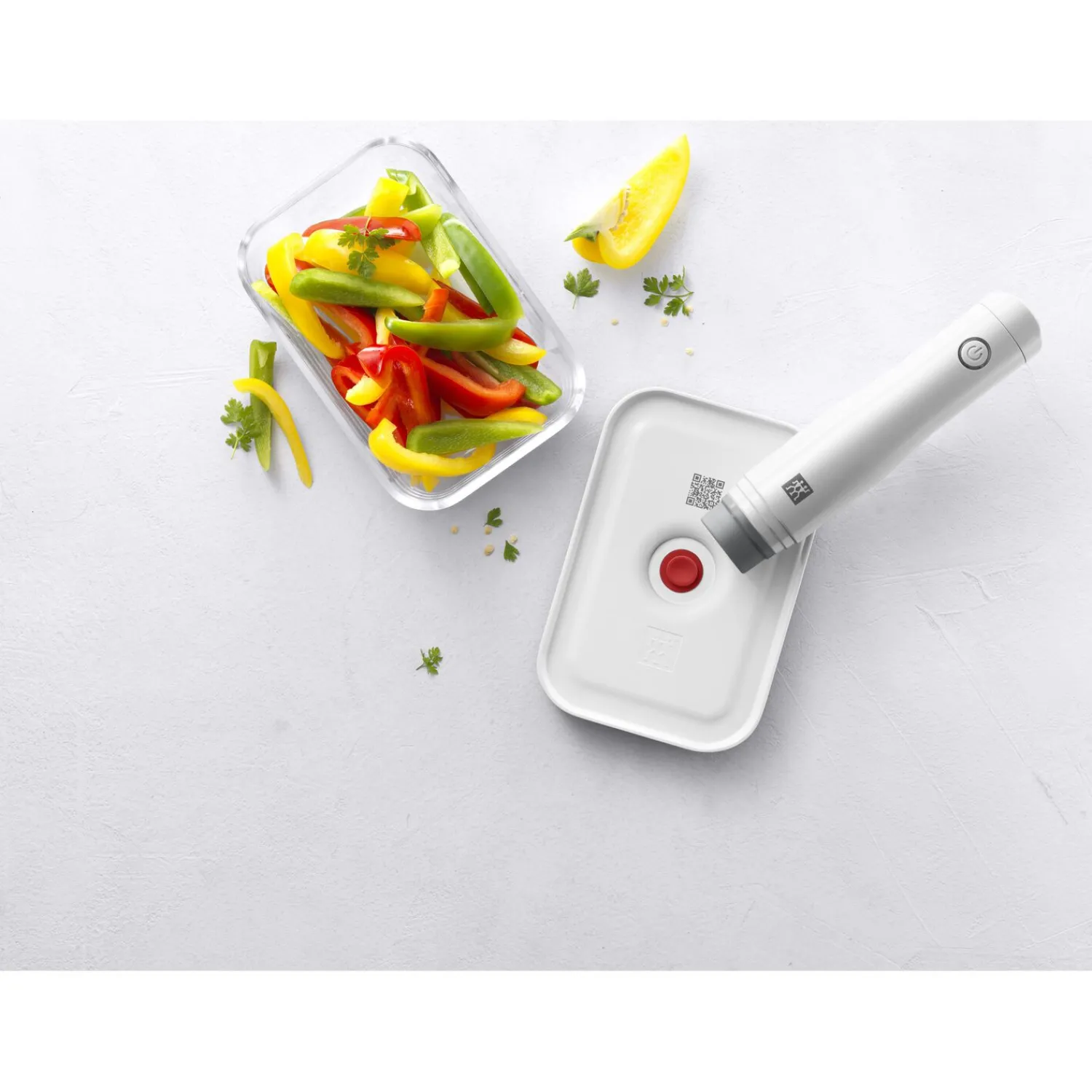 ZWILLING Vakuumbox M, Glas, Rot
