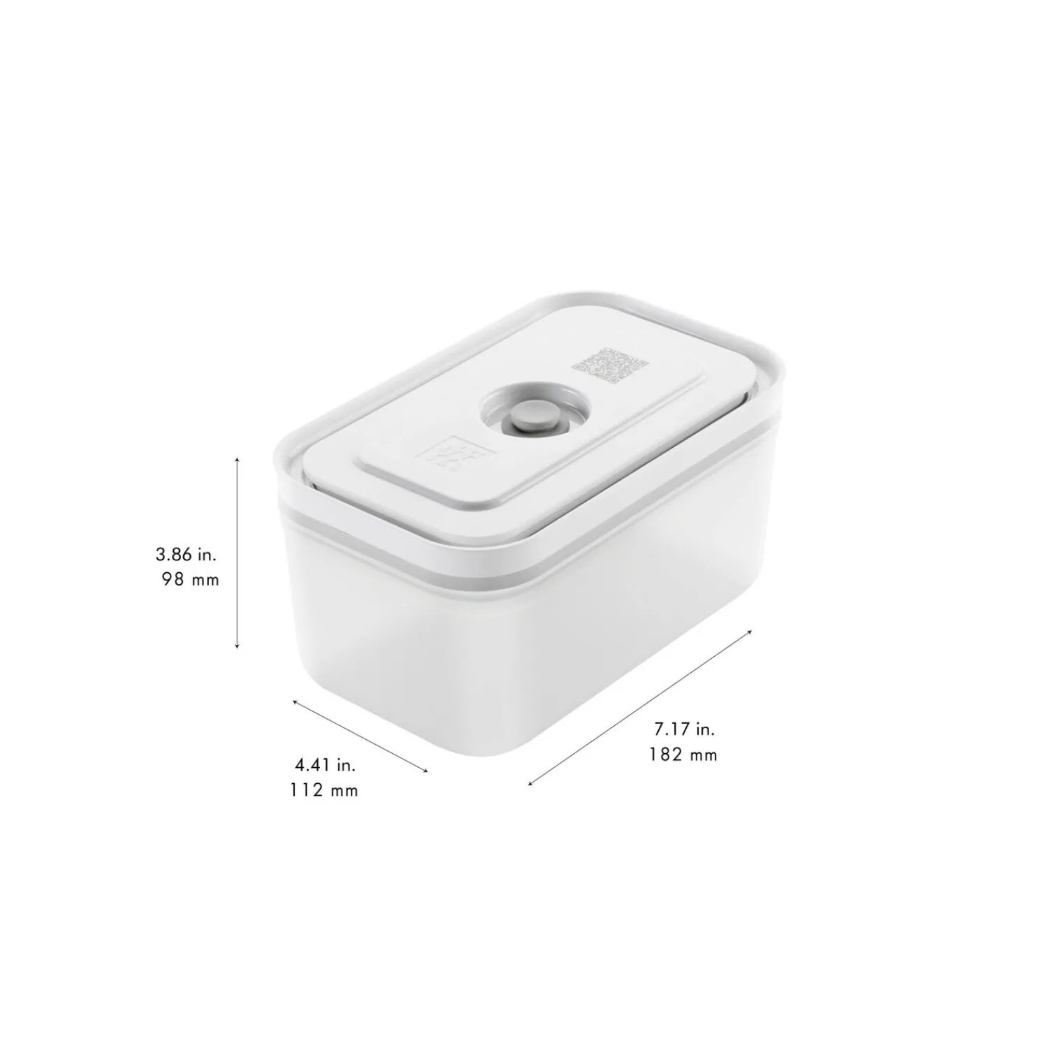 ZWILLING Vakuumbox M, Kunststoff, Semitransparent-Grau