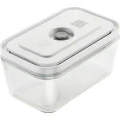 ZWILLING Vakuumbox & Pumpe Set, 6-tlg. / M, Grau/Weiß, Glas