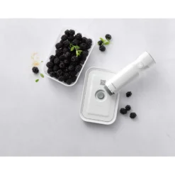 ZWILLING Vakuumbox & Pumpe Set, 6-tlg. / M, Grau/Weiß, Kunststoff