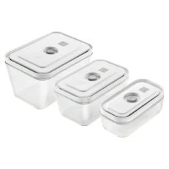 ZWILLING Vakuum Boxset, S/M/L / 3-tlg, Glas, Grau