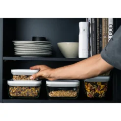 ZWILLING Vakuumbox S, Glas, Grau