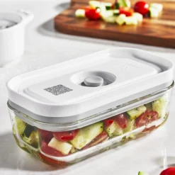 ZWILLING Vakuumbox S, Glas, Grau