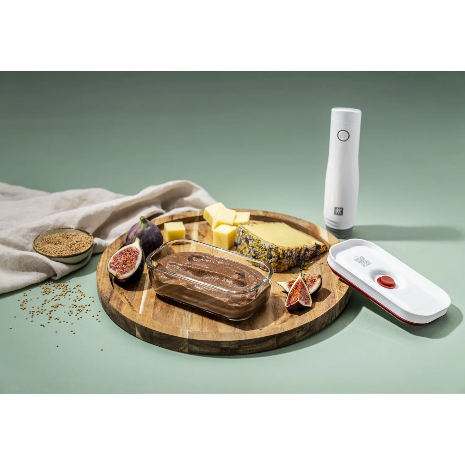 ZWILLING Vakuumbox S, Glas, Rot