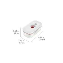 ZWILLING Vakuumbox S, Glas, Rot