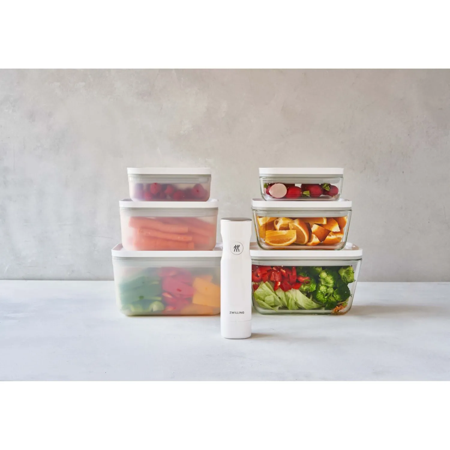 ZWILLING Vakuumbox S, Kunststoff, Semitransparent-Grau