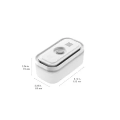 ZWILLING Vakuumbox S, Kunststoff, Semitransparent-Grau