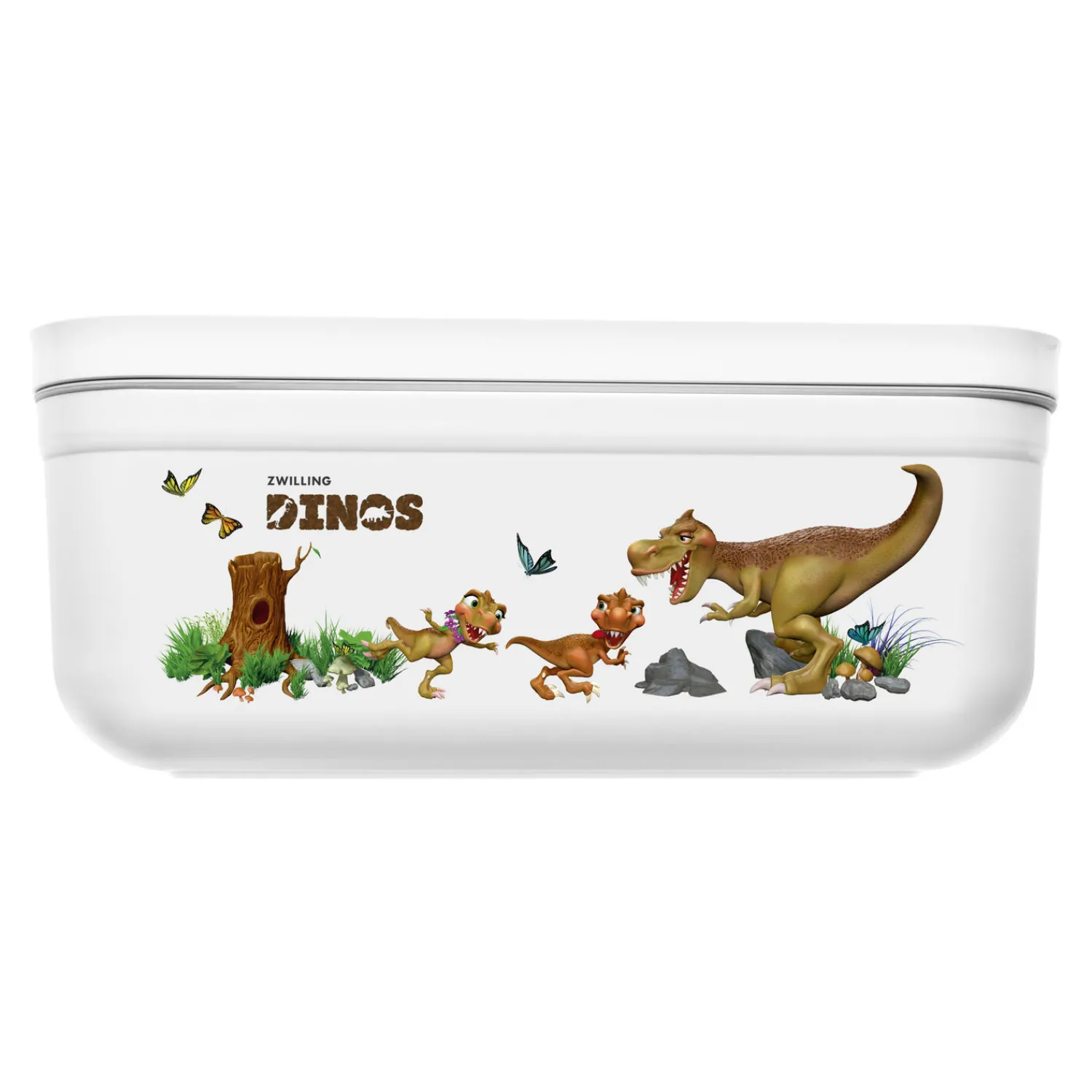 ZWILLING Vakuum Lunchbox DINOS L, Weiß-grau
