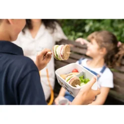ZWILLING Vakuum Lunchbox DINOS M, Weiß-grau