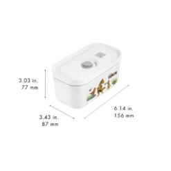 ZWILLING Vakuum Lunchbox DINOS S, Weiß-grau