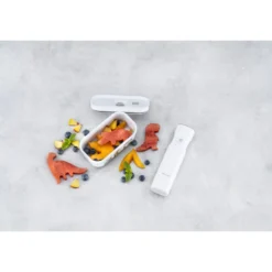 ZWILLING Vakuum Lunchbox DINOS S, Weiß-grau