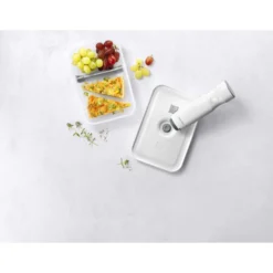 ZWILLING Vakuum Lunchbox L flach, Semitransparent-Grau