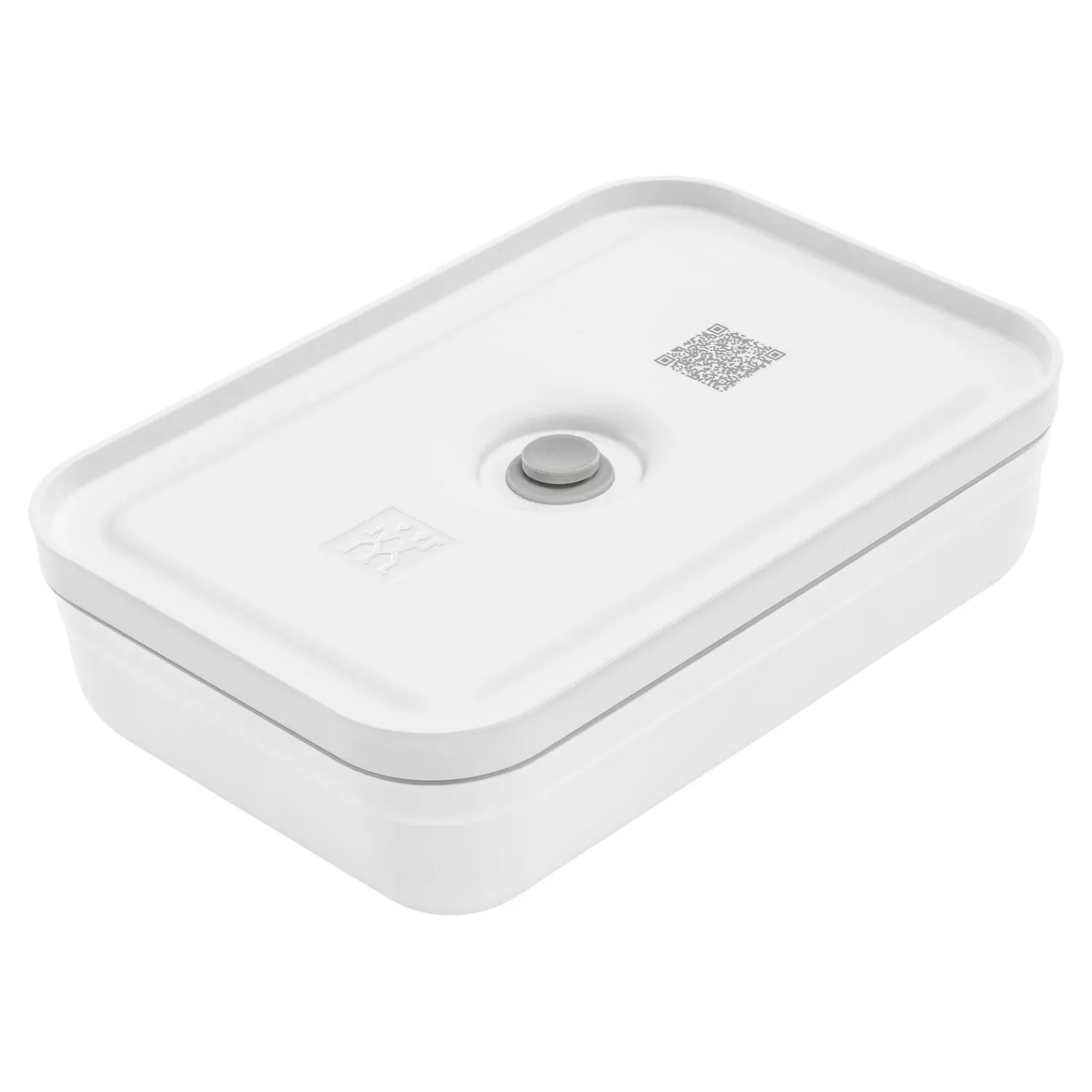 ZWILLING Vakuum Lunchbox L flach, Weiß-grau