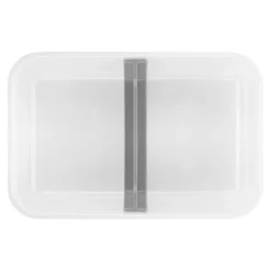 ZWILLING Vakuum Lunchbox L flach, Weiß-grau