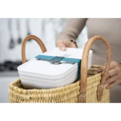 ZWILLING Vakuum Lunchbox L flach, Weiß-grau