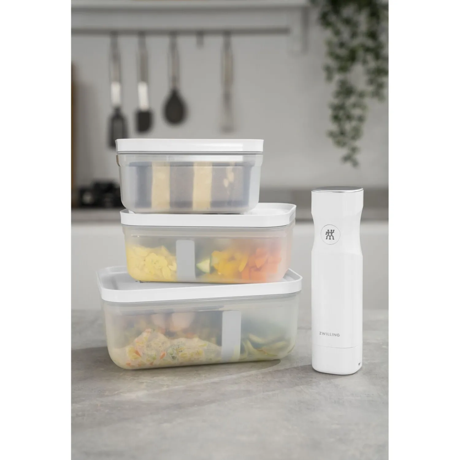 ZWILLING Vakuum Lunchbox L, Semitransparent-Grau