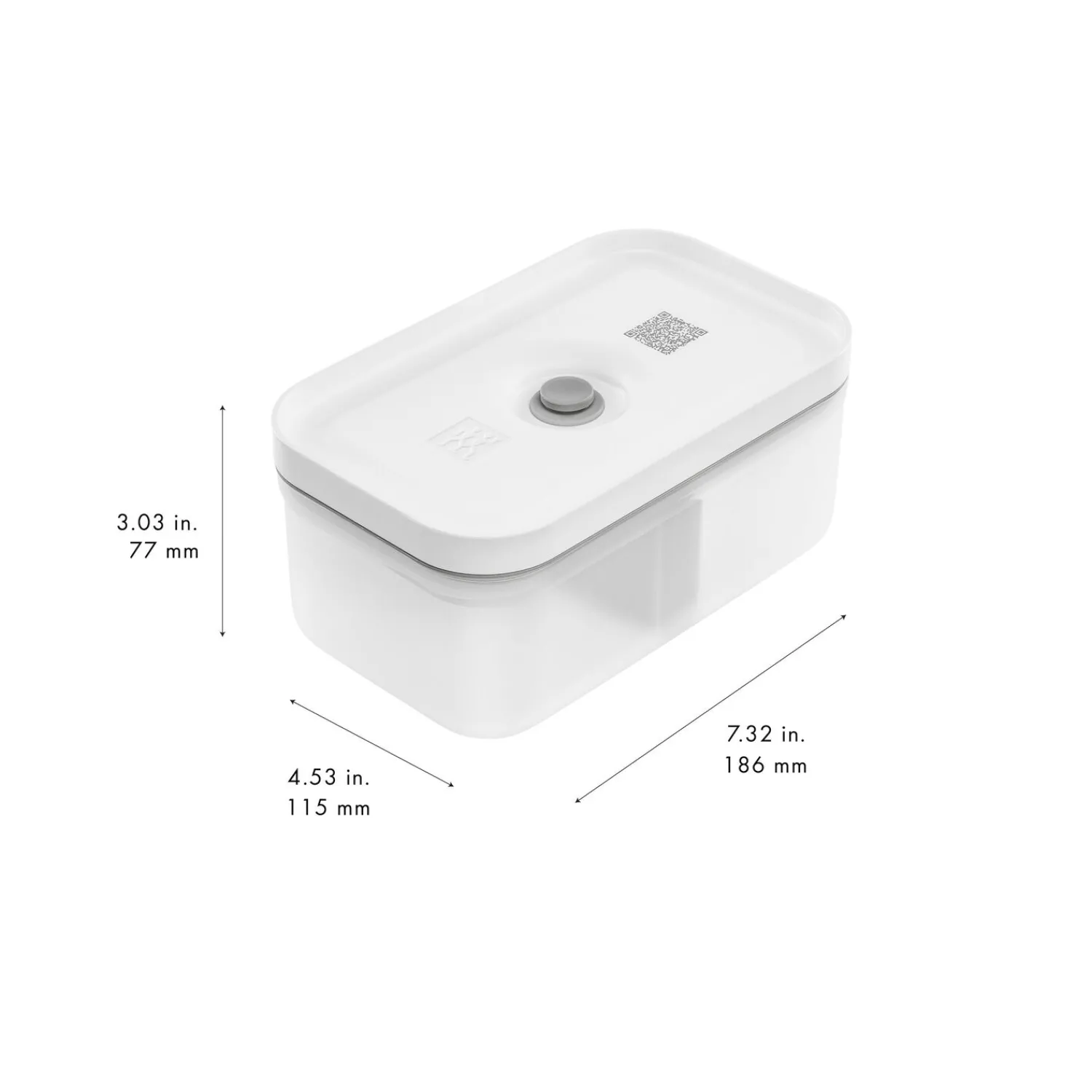 ZWILLING Vakuum Lunchbox M, Semitransparent-Grau
