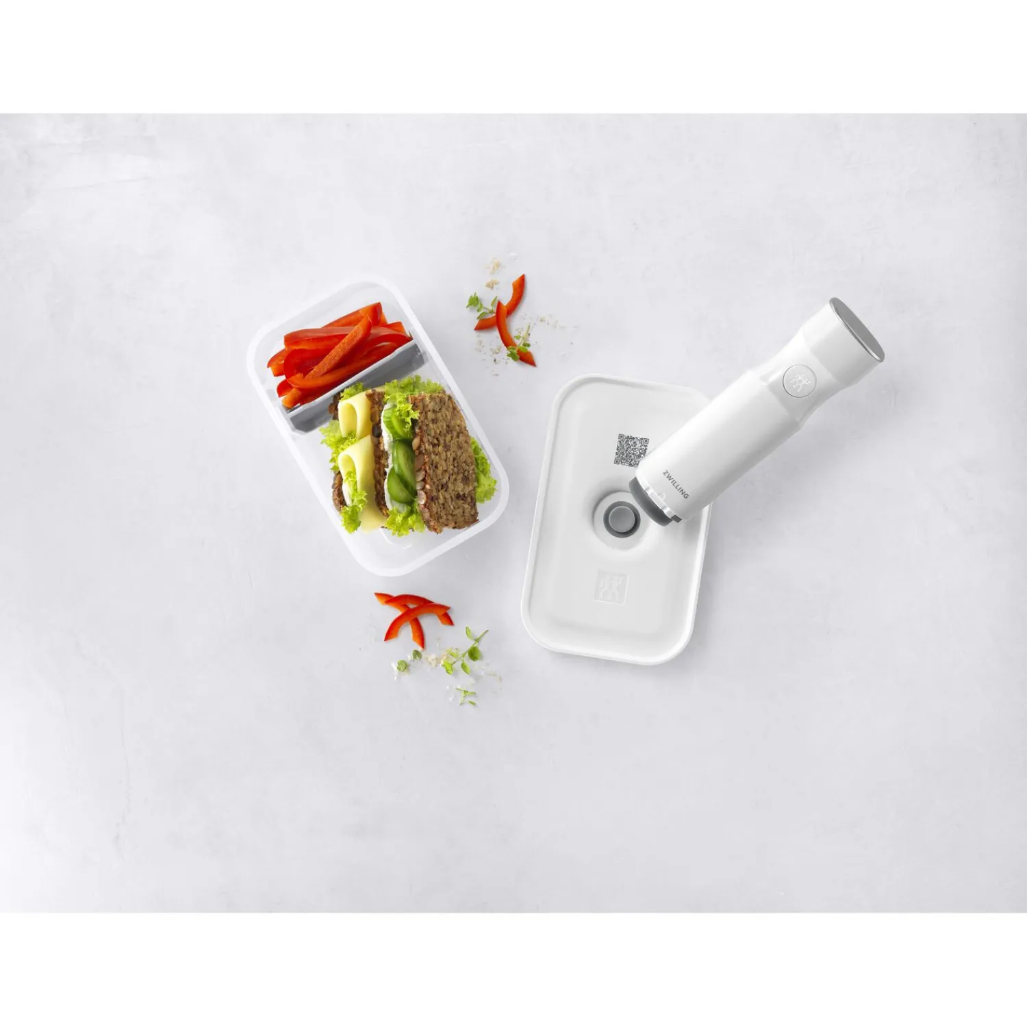 ZWILLING Vakuum Lunchbox M, Semitransparent-Grau
