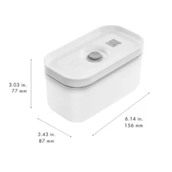 ZWILLING Vakuum Lunchbox S, Semitransparent-Grau