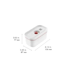 ZWILLING Vakuum Lunchbox S, Weiß-Rot
