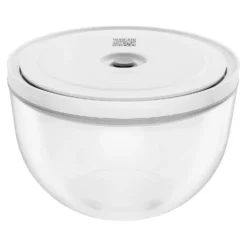ZWILLING Vakuumschüssel M / 18 cm, Glas, Transparent