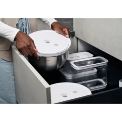 ZWILLING Vakuumschüssel Set S/M/L / 6-tlg, Edelstahl,