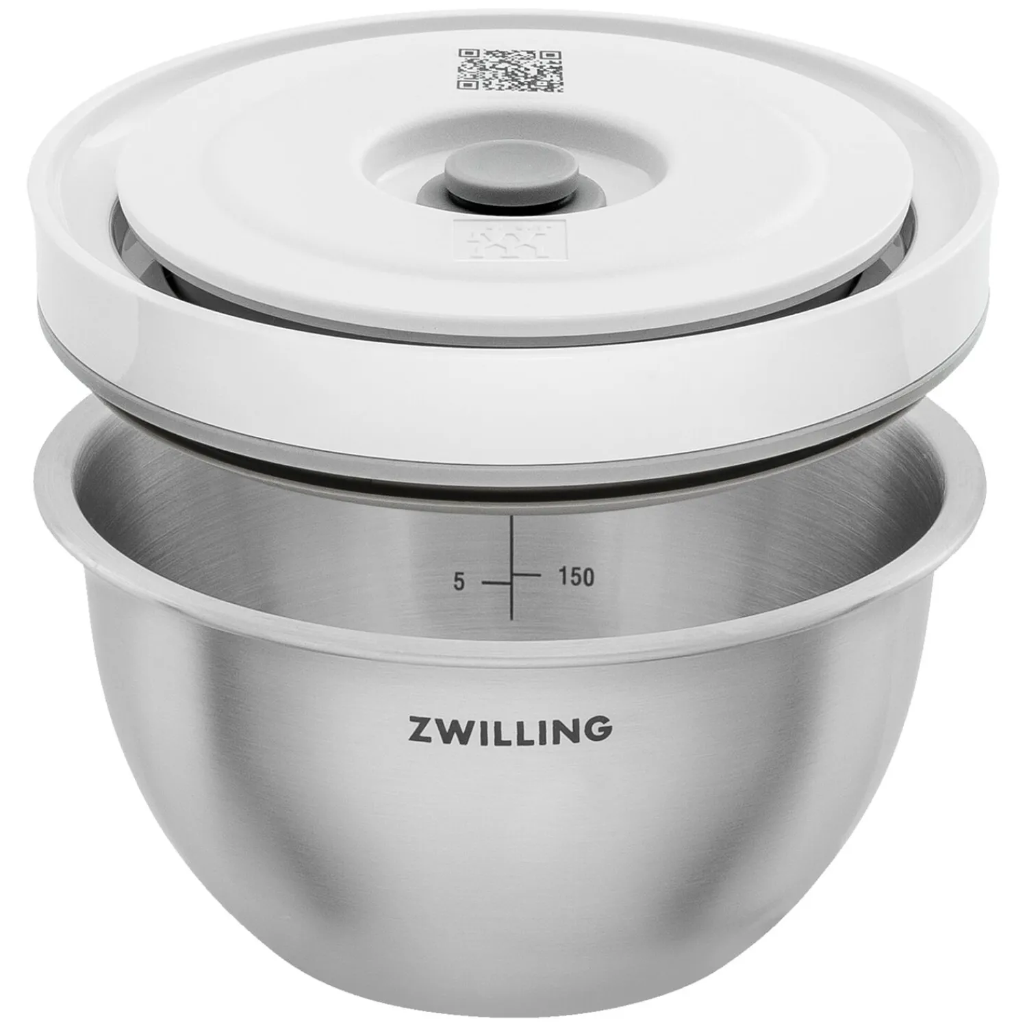 ZWILLING Vakuumschüssel Set S/M/L / 6-tlg, Edelstahl,