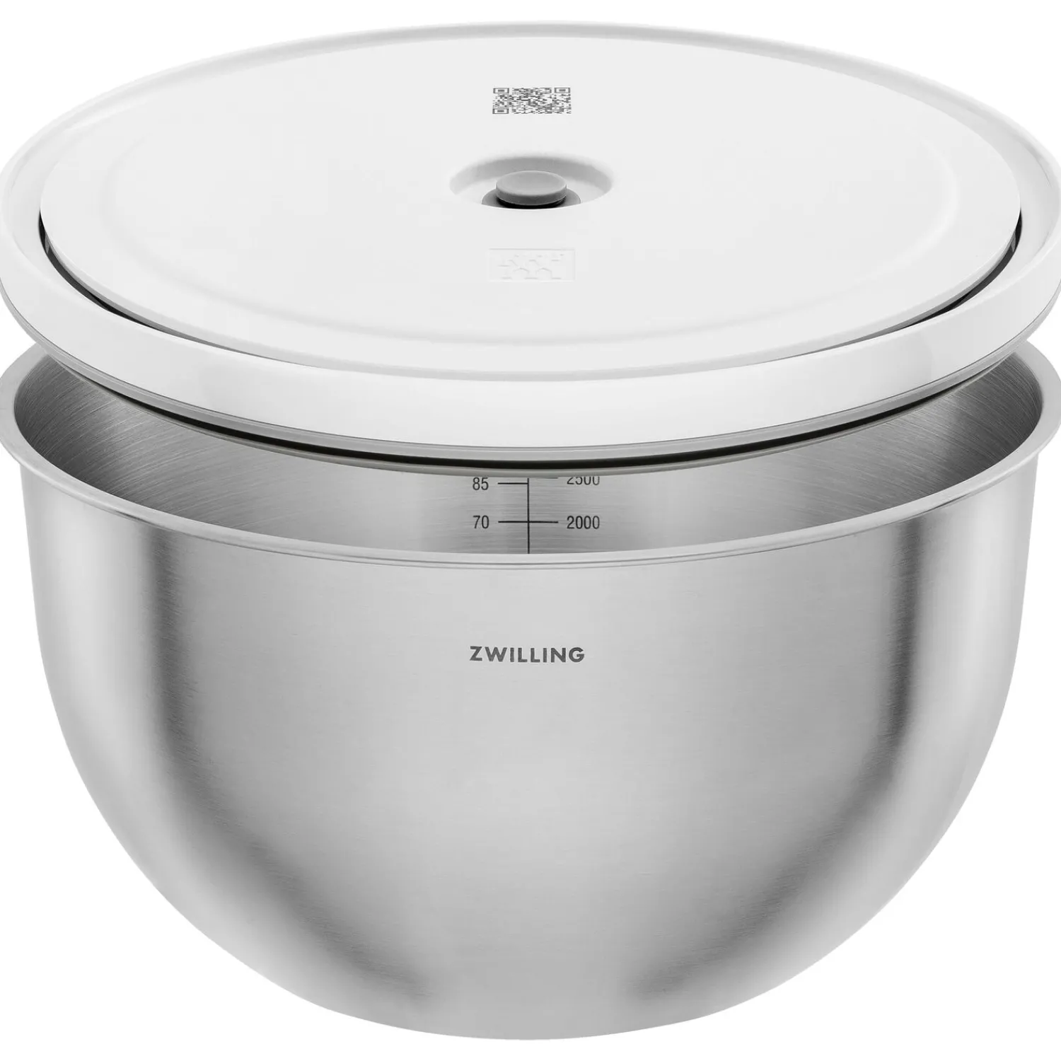ZWILLING Vakuumschüssel Set S/M/L / 6-tlg, Edelstahl,