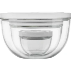 ZWILLING Vakuumschüssel Set S/M/L / 6-tlg, Glas,
